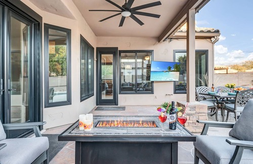 Chandler House | Chic Chandler Resort with Heated Pool, Firepit & BBQ Grill