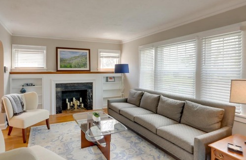 Avon Lake House | Chic Home with Deck, Walk to Lake Erie!