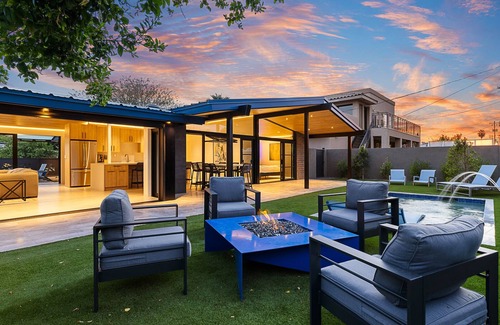 Western Villa Villa | Chic Old Town Villa with Plunge Pool & Fire Features in Walkable Location