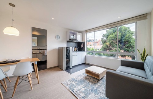 Financial District Apartment | Chic Urban Oasis in Chapinero