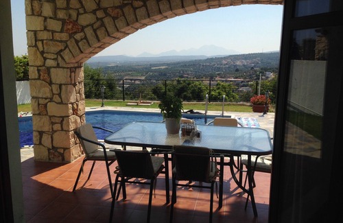 Agia Triada Villa | Child Friendly Villa with Private Pool and Panoramic Sea and Mountain Views