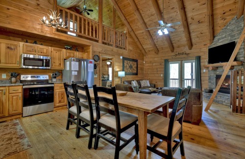 Epworth Cabin | Chimney Path on Fightingtown Creek | Log Cabin | Trout Fishing | Secluded