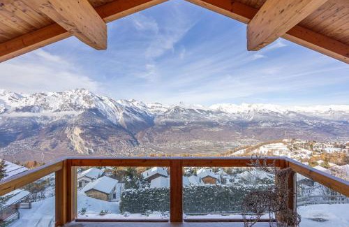 Saint-Pierre-de-Clages Ski Chalet | Ciel Etoilé - Magnifique Chalet, 14 personnes - vue incroyable