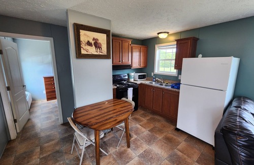 East Glacier Park Village House | Circle R Cabin 7, Private Ranch, Mountain Views