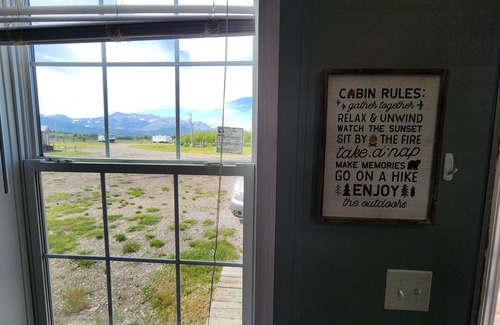 East Glacier Park Village House | Circle R Cabin 8, Private Ranch, Mountain Views