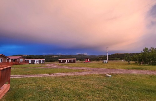East Glacier Park Village House | Circle R Cabin 8, Private Ranch, Mountain Views