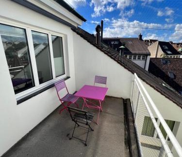 Basel City Centre Apartment | City Center Rooftop Balcony-Studio at town hall