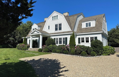 Katama House | Close to Edgartown Village and Beaches New Custom Dutch Colonial with Pool