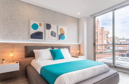 Usaquen Apartment | Cloud9 | Chimney, Gym, Spa| The Agate