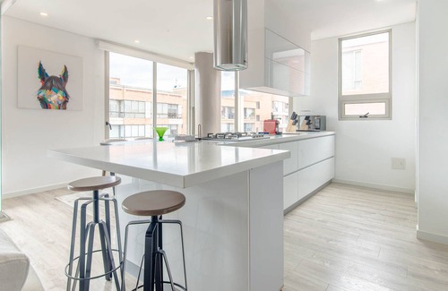Usaquen Apartment | Cloud9| Cozy apt Indoor fireplace|The Ruby