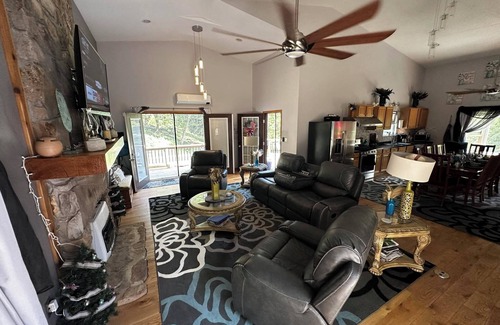 Nettie Cabin | Coal Siding Cabin on the Cherry River! Enjoy river views from porch or deck.