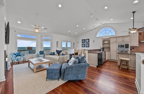 Topsail Beach House | Coastal Dharma #188 - Newly Updated Luxurious Oceanfront Retreat, EV Charger