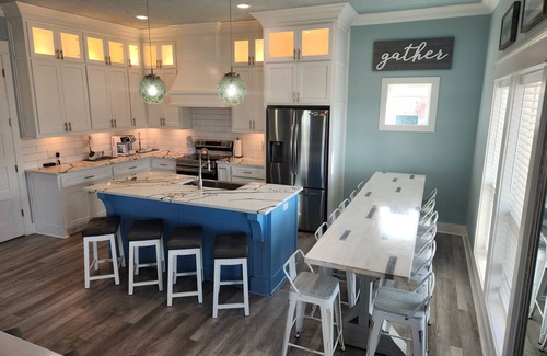Port Bolivar House | Coastal Getaway w/Pool, Hot Tub, Deck, Ocean View, Beach Sands 1 New Construction Private Pool/Hot