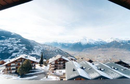 Veysonnaz Apartment | Cocon familial avec vue au centre de Veysonnaz