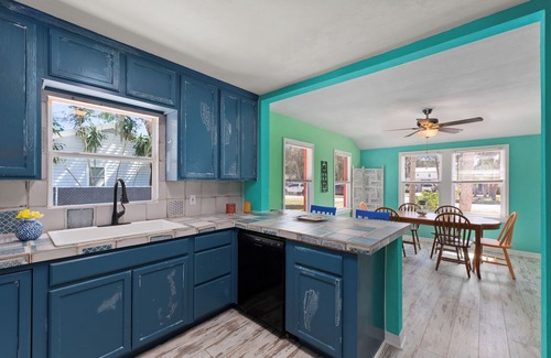 Fort Pierce House | Colorful & Spacious Home: Near Downtown & Beaches