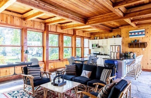 Union Pier House | Colossal Union Pier Home with Lakefront, Pool, Hot Tub and More!