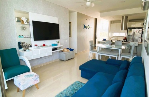 Santa Marta Apartment | Comfort and Ocean View - 3 Bedroom Apartment