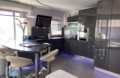Frejus Port Apartment | Comfortable 1-bedroom apt with large terrace, AC, garage, close to sea and shops
