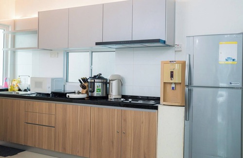 Sandakan Condo | Comfortable 3-bedroom condo with WiFi, AC in wonderful Sandakan Nature City