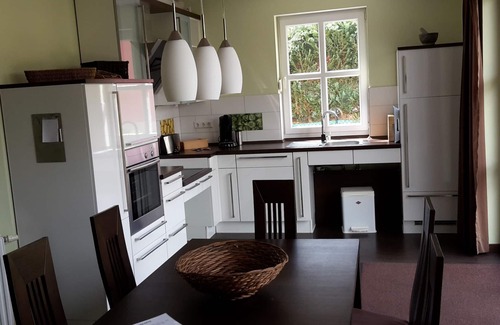 Garz House | Comfortable 5-star vacation home with a large terrace, garden, Internet and much more.