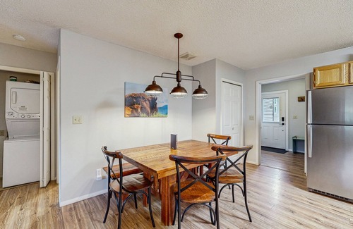 Big Horn Condo | Comfortable Big Sky condo with deck, W/D & WiFi - across the street from lift