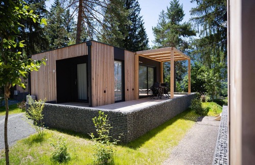 Presseggen Ski Chalet | Comfortable chalet with ac, in a holiday park near the beautyfull Pressegger See