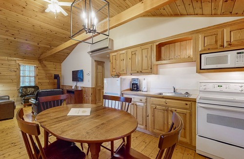 Northport Cabin | Comfortable two bedroom cabin with firepit, kitchen, hiking trail within walking