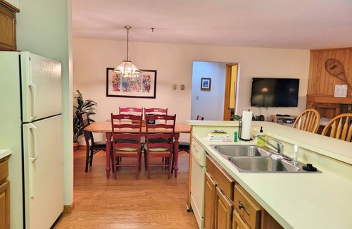 North Woodstock Condo | Comfy 1st floor, on river. pool/fitness center, pet-friendly. D0211 by LRS
