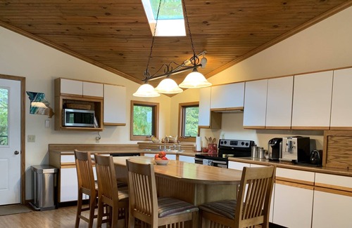 Barnett House | Comfy, cozy, Lake Cabin with Incredible Waterfront View at Lake of the Ozarks!