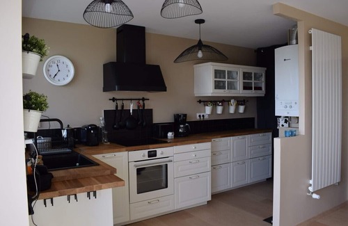 Tregastel Apartment | Completely renovated apartment with SUPERB VIEW of baie Sainte-Anne in TREGASTEL