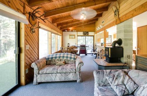 Okanogan House | Conconully Cabin on 42 Private Acres Near Hiking!