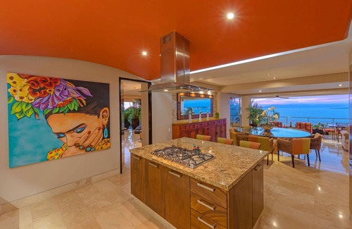 Conchas Chinas Condo | Condo, Gorgeous 3 Bdrm Overlooking Banderas Bay. Sunsets and fireworks daily!