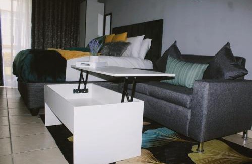 Newcastle Apartment | Contemporary Gem: Studio with Serene Pool View