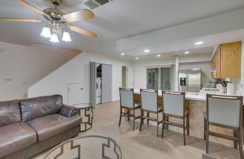 Country Rose House | Convenient Bakersfield Townhome with Patio!