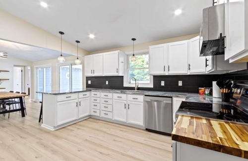 Indianapolis House | Convenient Location, Great Backyard