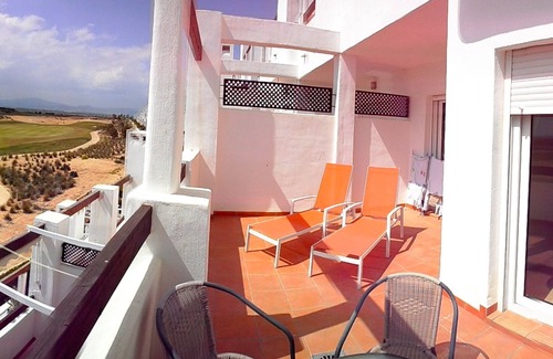 Alhama de Murcia Apartment | Conveniently located 2 Bedroom Front Line Apartment very close to resort center