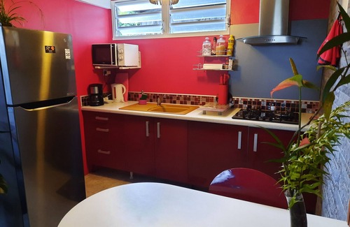 Saint-Joseph Apartment | Corail et son bar à Punch Dans la Piscine