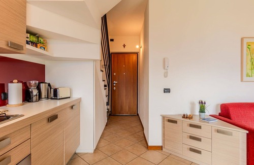 Consiglio di Rumo Apartment | Cosy apartment for 2 guests with WIFI, pool, balcony and pets allowed