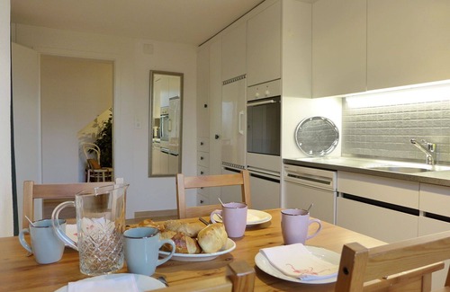Unterseen Apartment | Cosy apartment for 4 guests with WIFI, TV and patio