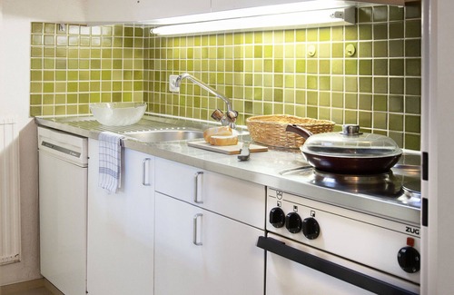 Falera Apartment | Cosy apartment for 4 guests with WIFI, pool, TV, balcony and panoramic view
