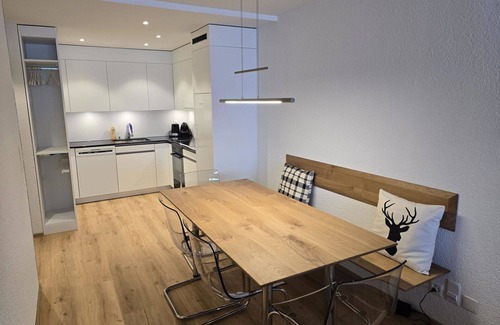 Parpan Apartment | Cosy apartment for 4 guests with WIFI, TV and balcony