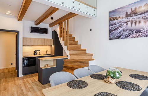 Abertamy Apartment | Cosy apartment for 5 guests with A/C, WIFI, TV and balcony