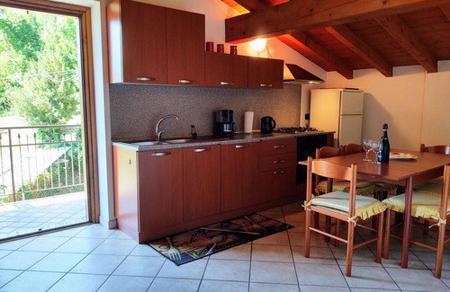 Sorico Apartment | Cosy apartment for 5 guests with WIFI, pool, TV, balcony, pets allowed and parking