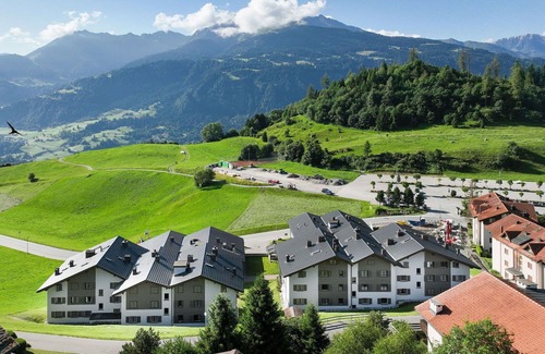 Falera Apartment | Cosy apartment for 5 people with pool, WIFI, TV, balcony and panoramic view