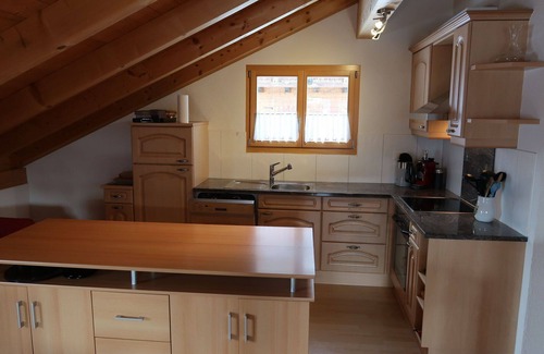 Riom-Parsonz Apartment | Cosy apartment for 6 guests with WIFI, TV, balcony, pets allowed and panoramic view