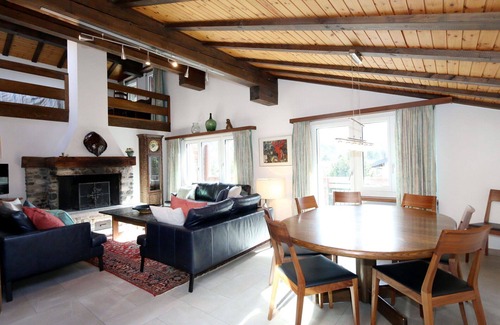 Saas-Fee Apartment | Cosy apartment for 8 guests with WIFI, TV and balcony