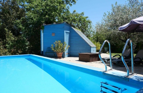Montieri House | Cosy apartment in villa for 7 guests with pool, patio and pets allowed