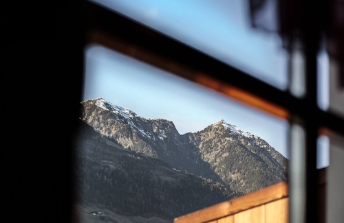 San Leonardo in Passiria Apartment | Cosy Strickerhof Apartment 1 with Mountain View & Balcony