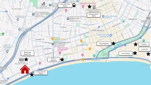 Les Baumettes Apartment | Cosy Studio 200 m from Nice Beach & Promenade des Anglais