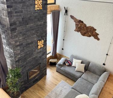 Stepantsminda Ski Chalet | Cottage River Sound